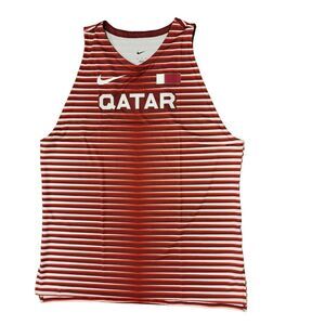 Nike Pro Elite Team Issue Qatar Tokyo 2020 Olympic Singlet XXL